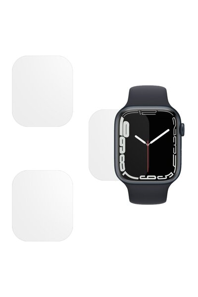 SILKASE Σετ 3 Φιλμ Σιλικόνης Πλήρους Κάλυψης Οθόνης για Apple Watch 42mm/41mm...