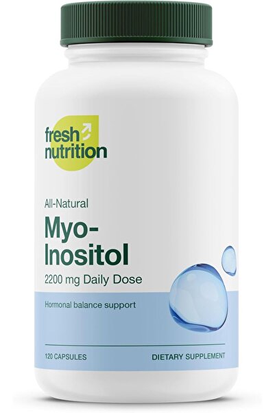 Fresh Nutrition Myo-Inositol - 2200mg Strongest NMR Verified - 120 High Powde...