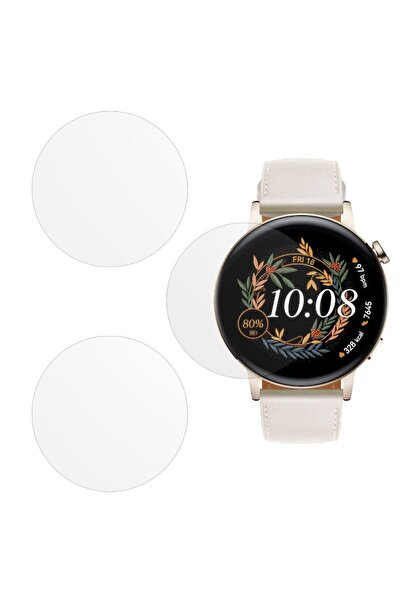SILKASE Σετ 3 Φιλμ Σιλικόνης Huawei Watch GT 3 (42mm - 1.32 ίντσες), Ματ