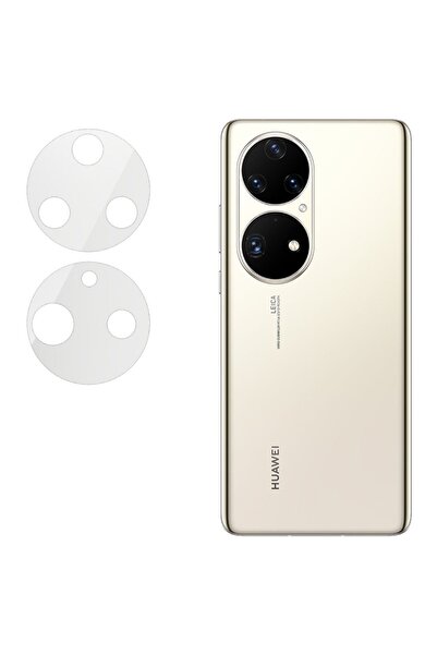 SILKASE Set folii pentru Huawei P50, 3 buc, protectie camera silicon, regener...