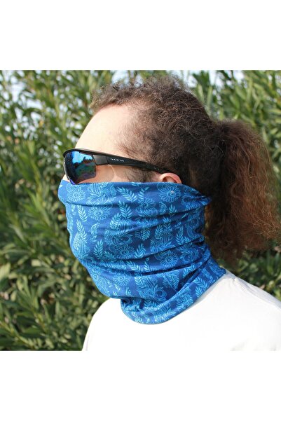 Mavi Bandana Boyunluk Buff