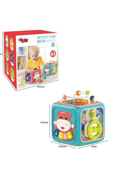 Işıklı ve Müzikli 6in1 Aktivite Küpü