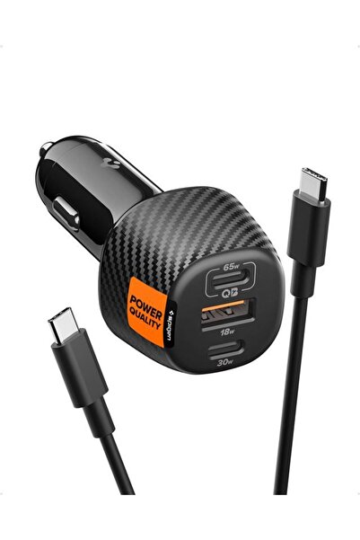 Spigen Essential 113W φορτιστής αυτοκινήτου, μαύρος