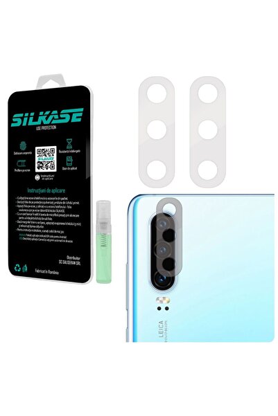 SILKASE Σετ μεμβρανών για Huawei P30, 3 τεμάχια, προστασία κάμερας σιλικόνης,...