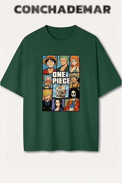 Vordevia One Piece Luffy Printed Premium Oversize Cotton T-Shirt