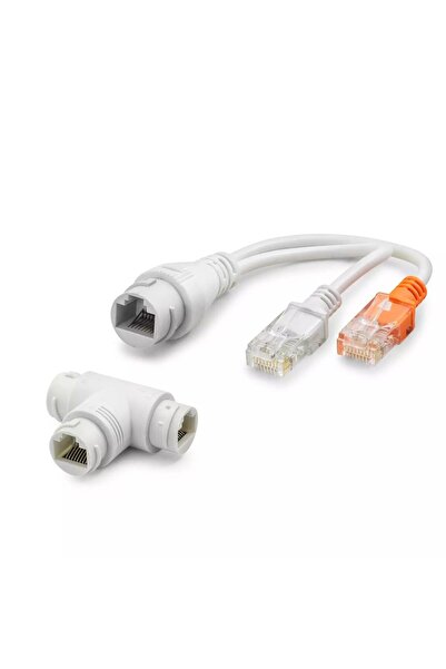 NODAR ND2451 T نوع مقسم PoE مقاوم للماء RJ45 لنقل البيانات + مقسم الطاقة