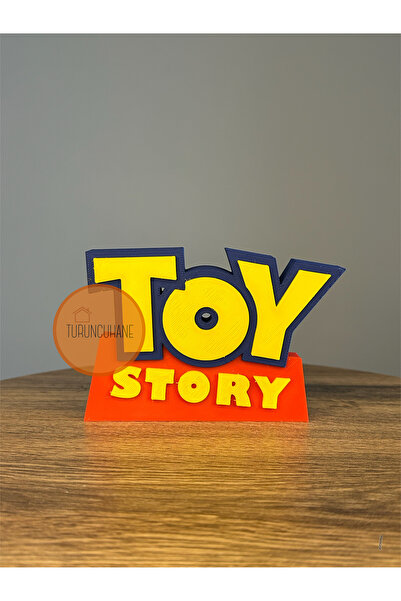 TURUNCUHANE Toy Story Oyuncak Hikayesi Nostaljik Logo Masaüstü Dekor Figür He...