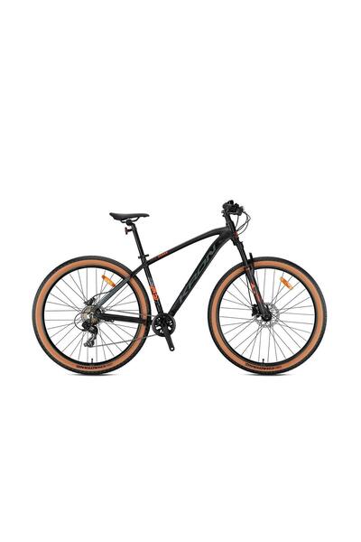 Kron 24J XC 100 HD DAĞ BİSİKLETİ - MAT SİYAH TURUNCU FÜME - 33 KADRO