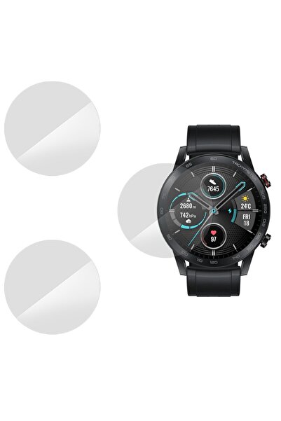 SILKASE Σετ 3 Φιλμ Σιλικόνης Πλήρους Κάλυψης για Honor Watch Magic (46mm), Lu...
