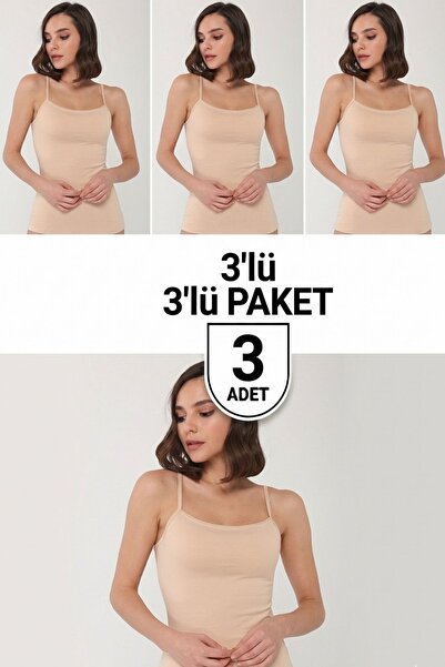 LILIAN Λεπτές Τιράντες 3 τεμαχίων σε συσκευασία Atlet