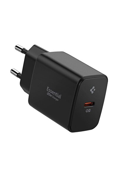 Spigen Incarcator retea Essential EE201EU, USB-C, 20W, Negru