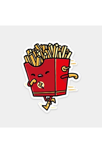 The Sticker Story. ملصق البطاطس المقلية السريعة