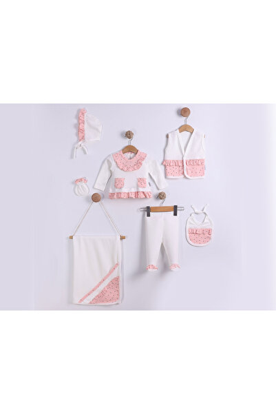 Rise Raba Floral Patterned 7-Piece Girls' Hospital Outfit Set