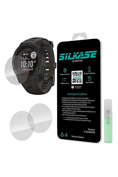 SILKASE Σετ 3 Προστατευτικά Φιλμ Σιλικόνης για Πλήρη Κάλυψη Οθόνης Garmin Fen...