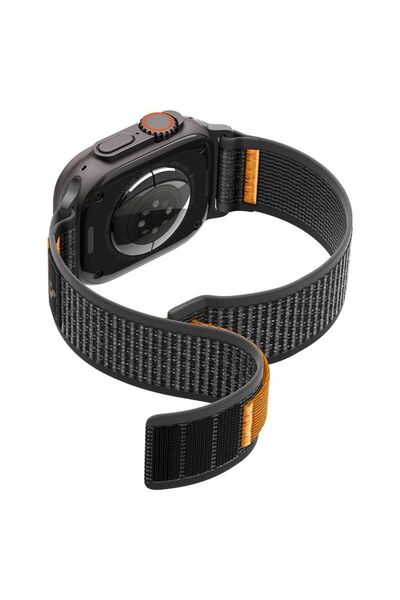 Spigen Curea Athlex Air 2 Active για Apple Watch 49/46/45/44mm, Μαύρο/Πορτοκαλί