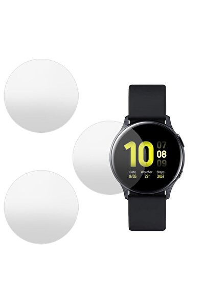 SILKASE Σετ 3 Φιλμ Σιλικόνης Πλήρους Κάλυψης για Samsung Watch Active 2 (44mm...