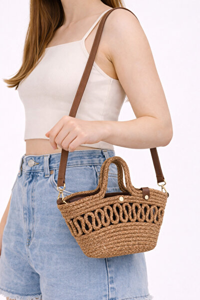 kikiriktekstil Τσάντα ώμου - Καφέ - Το στοιχείο δεν είναι διαθέσιμο