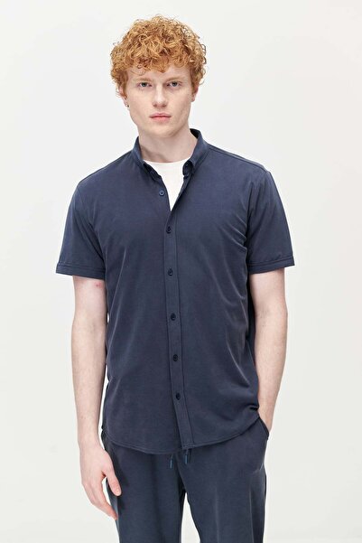 PAULMARK Men's minimalist soft-touch shirt