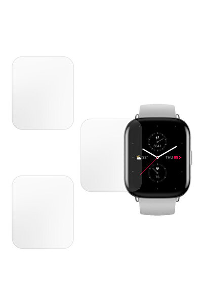 SILKASE Σετ 3 Φιλμ Σιλικόνης Πλήρους Κάλυψης Οθόνης Xiaomi Amazfit ZEPP E (43...