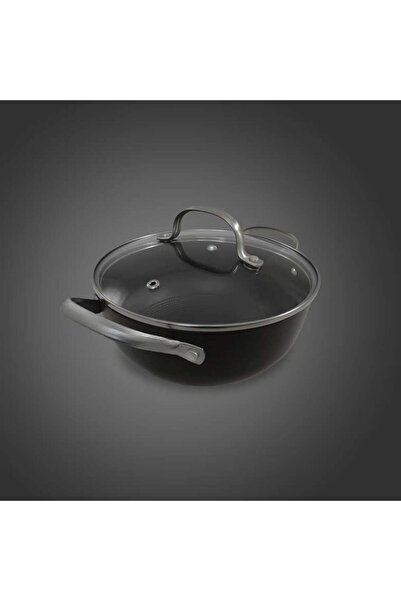 FOXMAG24 Κυψελωτό τηγάνι από χυτοσίδηρο με γυάλινο καπάκι, 20 εκ., 2 λίτρα, ε...