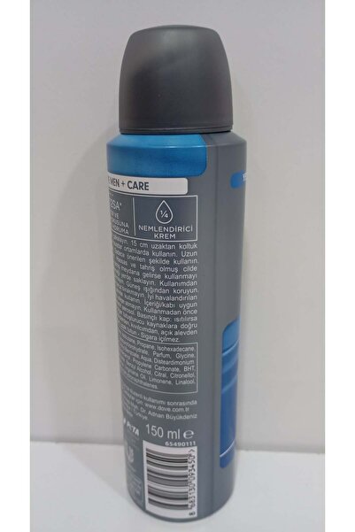 Dove Clean Comfort 72 saat koruma Deodorant 150 ml.