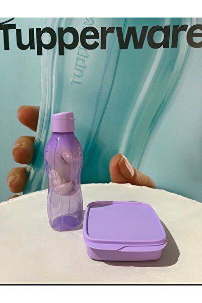 Tupperware Eco Şişe 1 Lt ve 550 ml bölmeli Beslenme