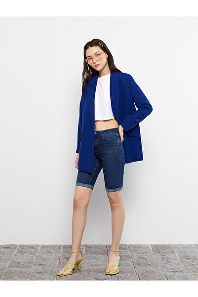 LC Waikiki Γυναικείο σορτς Rodeo Jean - Κανονική μέση, λεπτή εφαρμογή, μασίφ ...