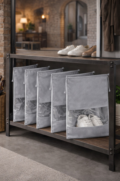 ALAS 5 τεμάχια οργανωτές αποθήκευσης παπουτσιών με παράθυρα