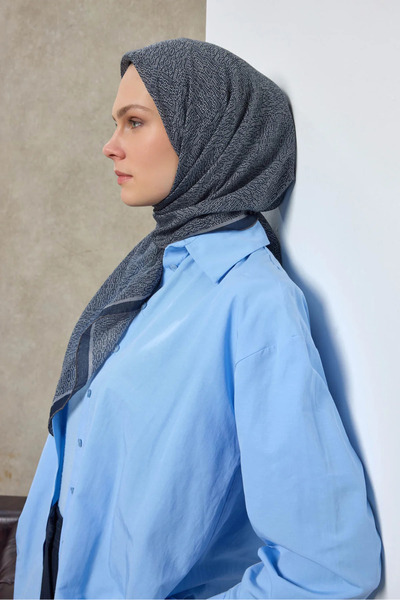 Silk Home Φουλάρι Λυοσέλ με Σχέδιο Λαβύρινθος - 6425