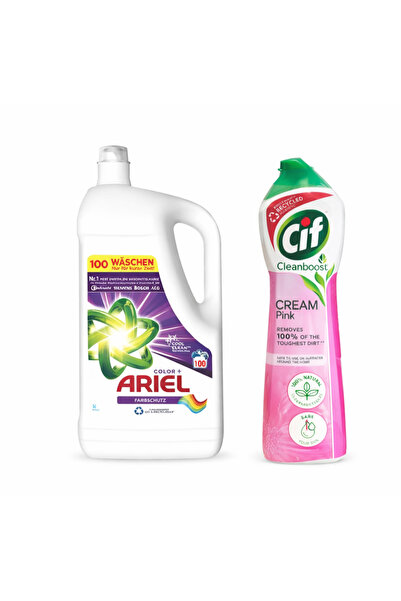 Cif Κρεμ Ροζ Cleanboost +Color Υγρό Απορρυπαντικό 100 Πλύσεις
