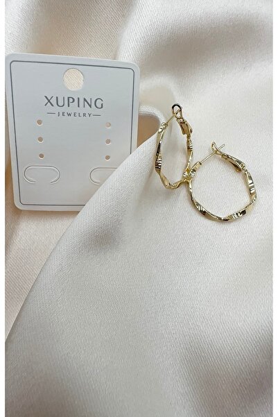 XUPING JEWELRY kadın ince burgu halka küpe