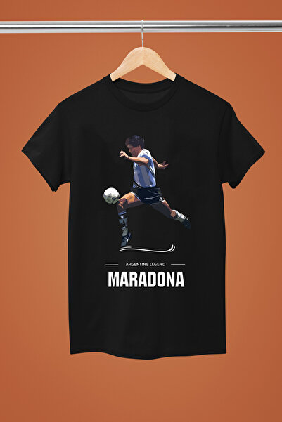 MAGORS Μαραντόνα Ντιέγκο Αρμάντο Βαμβάκι Τυπωμένο Κοντομάνικο Μπλουζάκι Κανον...