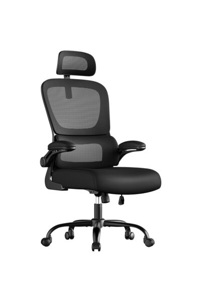 SONGMICS Εργονομική Διχτυωτή Καρέκλα Γραφείου, Ρυθμιζόμενη Οσφυϊκή Υποστήριξη...