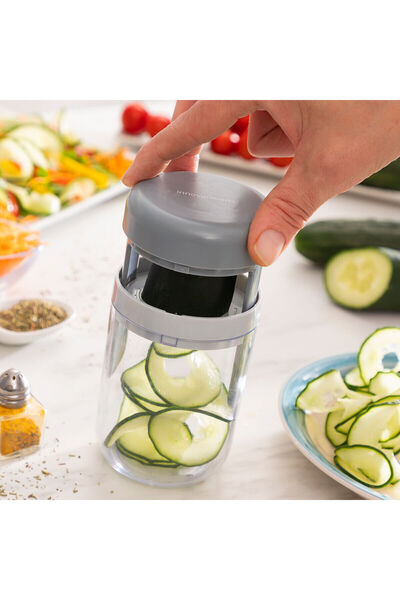 InnovaGoods Σπειροειδής κόφτης λαχανικών και τρίφτης με συνταγές Vigizer