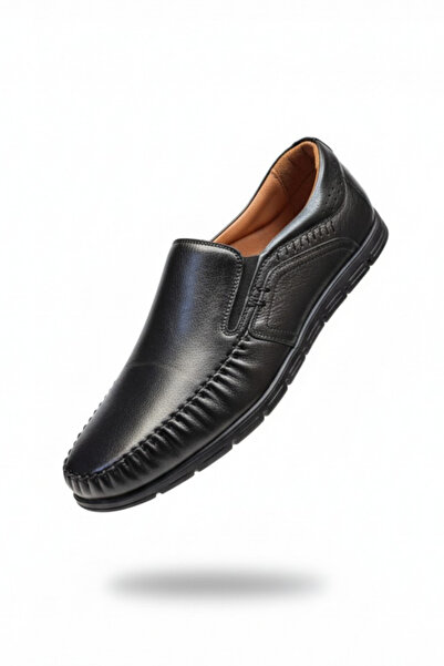 PAPATAY 3579 Genuine Leather Gel Sole Men's Shoes - Orthopedic Light Sole Cas...