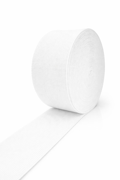 U5 FASHION Dokuma Lastik En 5 Cm Boy 25 Metre Beyaz Bel Paça Don Eşofman Last...