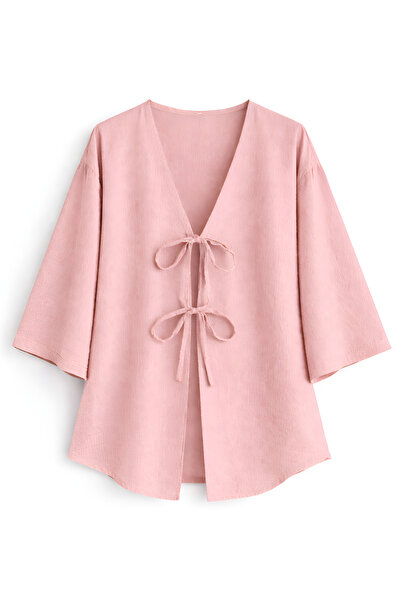 SevdeUgur Κιμονό τουνίκ με δέσιμο μπροστά – Υπερμεγέθη, Νέα Συλλογή, Άνετη Εφ...