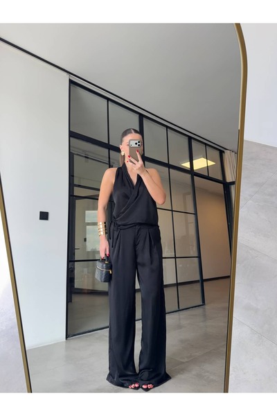 BB Bensu Buyruk Σετ δύο τεμαχίων - Μαύρο - Μακρύ