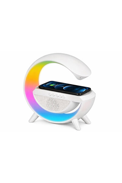 OEM Λάμπα LED RGB, με ηχείο Bluetooth και ασύρματη φόρτιση, ηχείο, 24 x 23 x ...