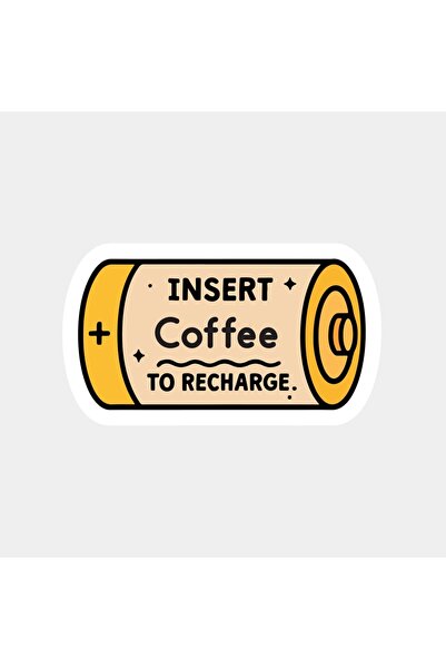 The Sticker Story. ملصق يينيول ستيلين مع القهوة