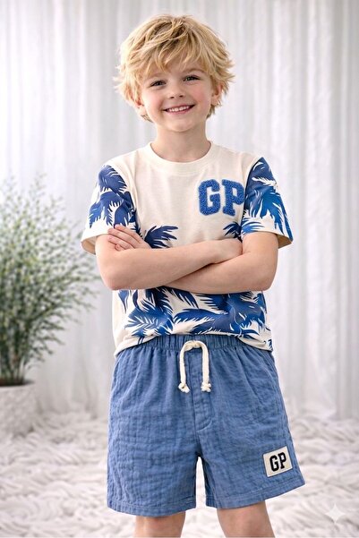 ESLA KİDS Καλοκαιρινό Σετ αγοριού τοπ και κάτω