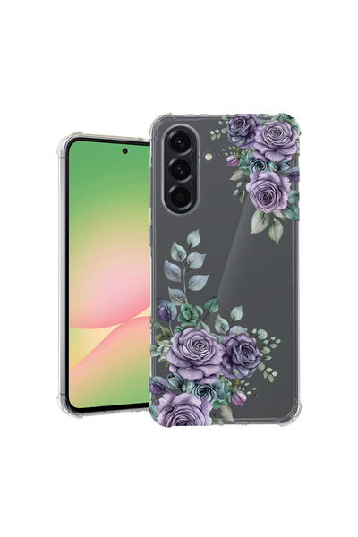 bestcase Αντικραδασμική Θήκη για Samsung Galaxy S25 Plus, Φλοράλ - Παστέλ Ροζ...