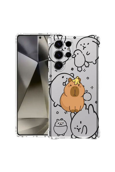 bestcase Αντικραδασμική Θήκη για Samsung Galaxy S25 Ultra, Καρτούν Καβάι Καπι...