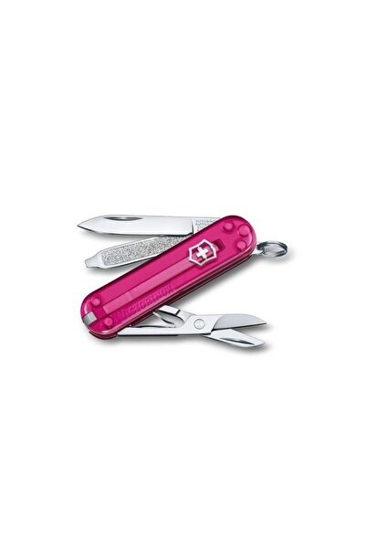 Victorinox Vt 0.6223.T5G Çakı Classıc Sd,Şeffaf Pembe STD