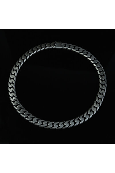 Mercan Silver Erkek Gümüş Ağır 10MM Zincir Kolye