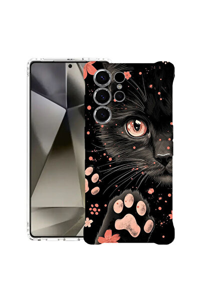 bestcase Αντικραδασμική Θήκη για Samsung Galaxy S22 Ultra, Μαύρη Γάτα, 167302...