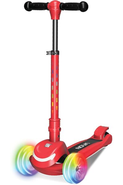 Lit Nova 3-Wheel Kick Scooter Red