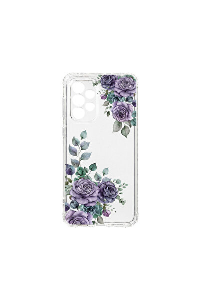 bestcase Husă antișoc pentru Samsung Galaxy A52, Floral - Roz Pastel, 1118473...