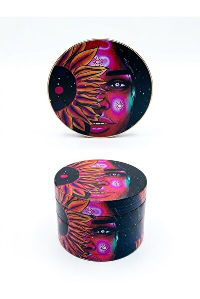 BGA Limited Edition 50mm Grinder Spice Grinder Mill Thick Metal with Pollen T...