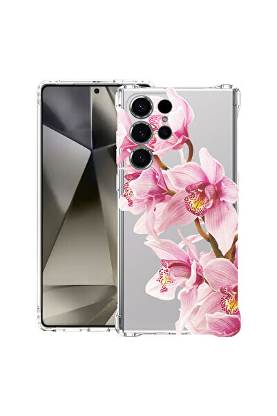 bestcase Αντικραδασμική Θήκη για Samsung Galaxy S23 Ultra, Φλοράλ - Κομψή Ροζ...